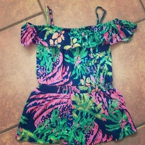 Lilly Pulitzer off the shoulder romper